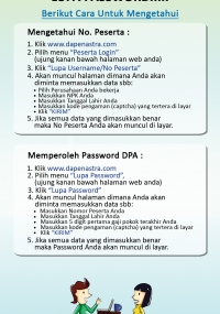 Cara Mendapatkan Password Web DPA